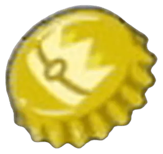 Gold Bottle Cap