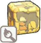 Damaged mosaic tiling