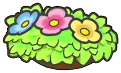 Wall-mounted flowers