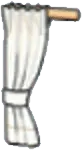 Simple curtain (left)
