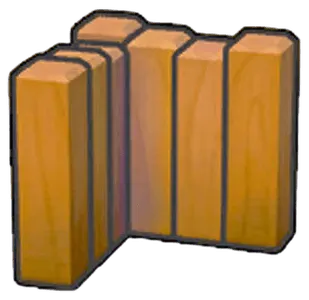 Wooden siding (corner)