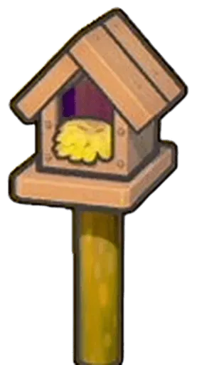 Wooden birdhouse